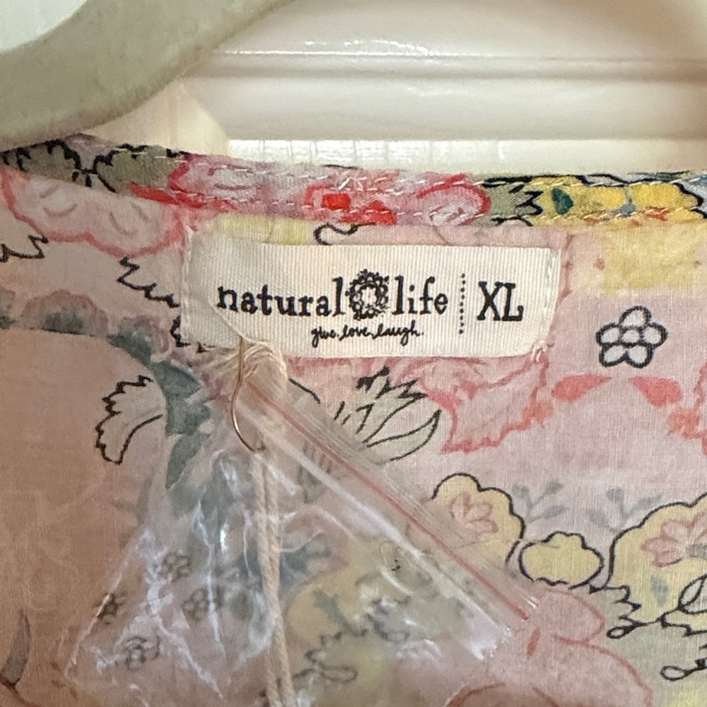NATURAL LIFE Multicolor Floral Blouse - Picture 3 of 9